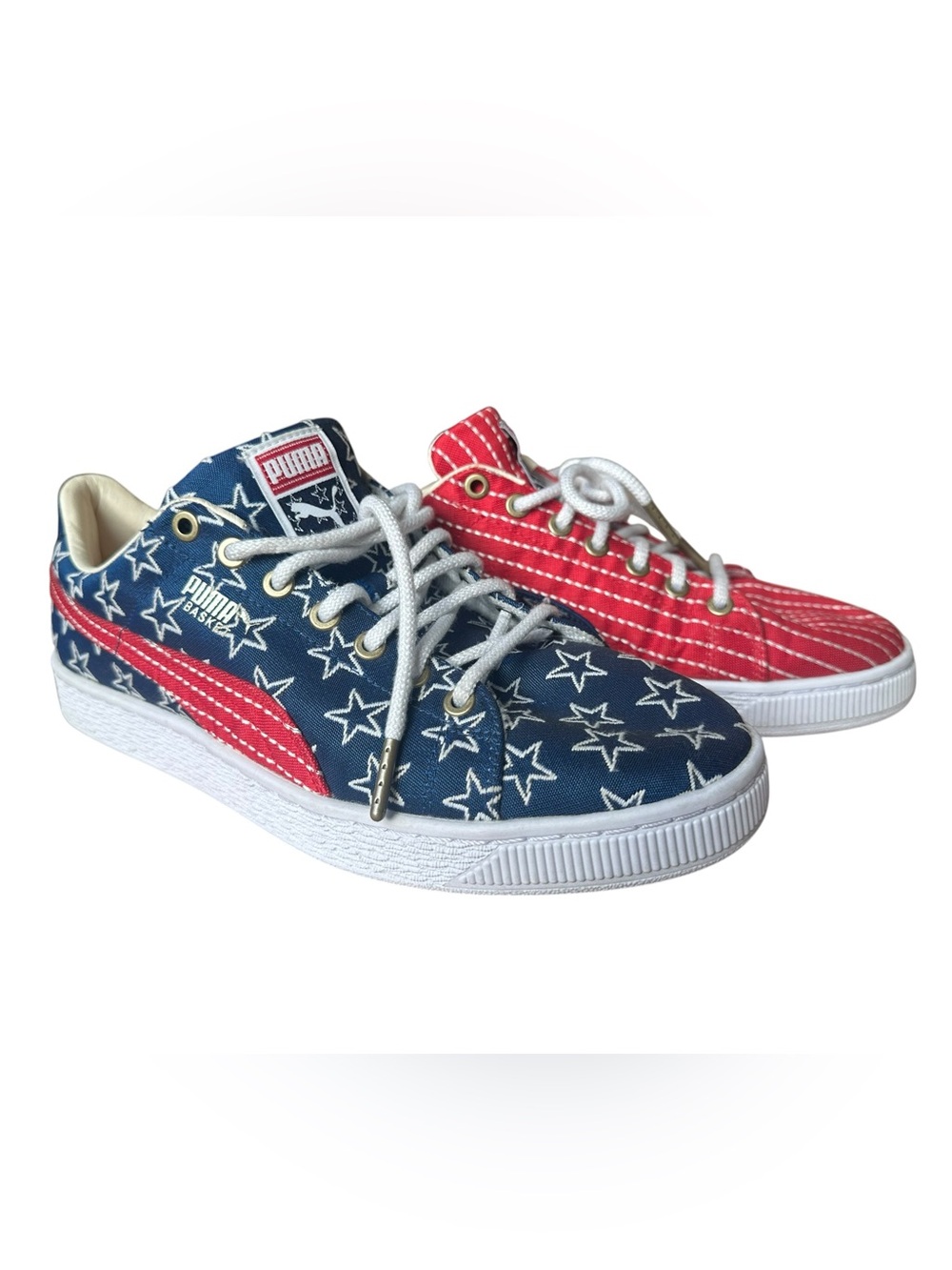 Puma Basket Classic 4th of July 364778-01 USA Flag Stars Stripes Men’s 9.5